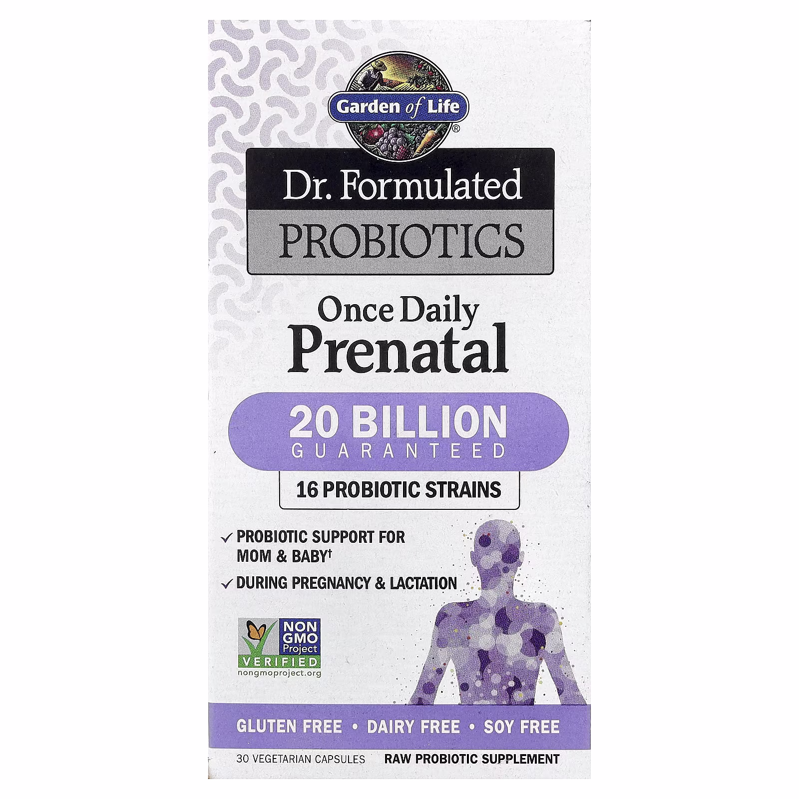 Garden of Life Dr. Formulated Probiotics Once Daily Prenatal 20 BILLION Garden of Life Dr. Formulated Probiotics Once Daily Prenatal 30 veg caps