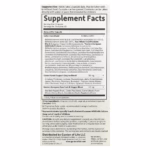 Supplement facts panel for Garden of Life Raw Probiotics Colon Care 30 veg caps