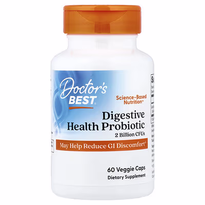 Doctor’s Best Probiotic 2 Billion 60 Veg Caps Doctor’s Best Probiotic 2 Billion 60 veg caps bottle