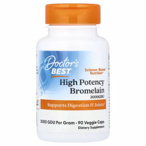 Doctor’s Best Bromelain 3000 GDU 90 veg caps bottle