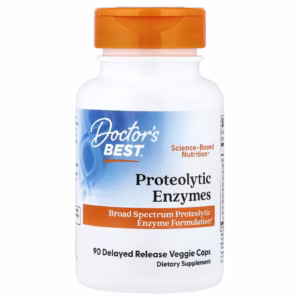 Doctor’s Best Proteolytic Enzymes 90 veg caps bottle