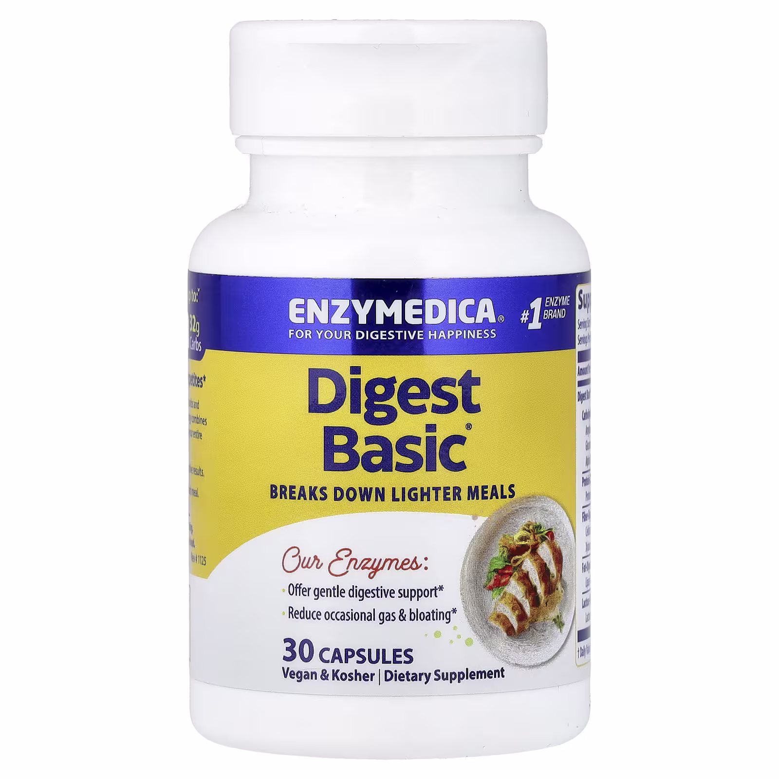 Enzymedica Digest Basic 30 Capsules Enzymedica Digest Basic 30 capsules bottle