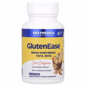 Enzymedica GlutenEase 60 capsules bottle