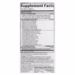 Supplement facts panel for Garden of Life Dr. Formulated Probiotics 100 Billion 30 veg caps