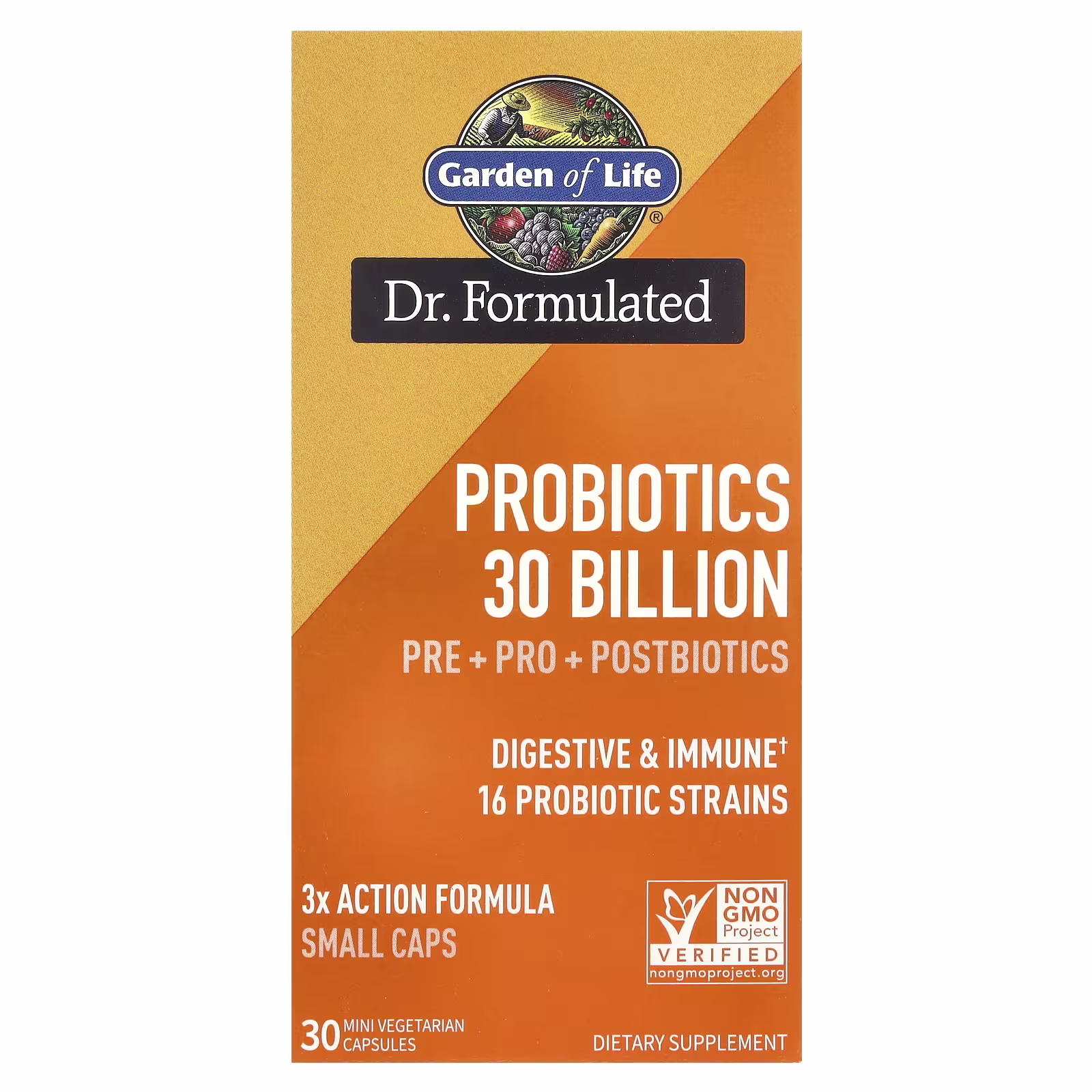 Garden of Life Dr. Formulated Probiotics 30 Billion – 30 mini veg caps bottle Garden of Life Dr. Formulated Probiotics 30 Billion 30 mini veg caps