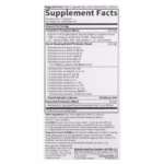 Supplement facts panel for Garden of Life Dr. Formulated Probiotics Gas & Bloating 30 veg caps