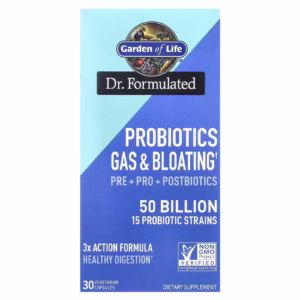 Garden of Life Dr. Formulated Probiotics Gas & Bloating 30 veg caps