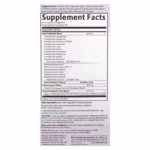 Supplement facts panel for Garden of Life Dr. Formulated Probiotics Mood+ 60 veg caps
