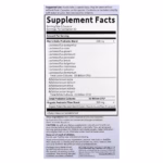 Supplement facts panel for Garden of Life Dr. Formulated Probiotics Once Daily Men’s 30 veg caps