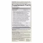 Supplement facts panel for Garden of Life Raw Probiotics Ultimate Care 30 veg caps