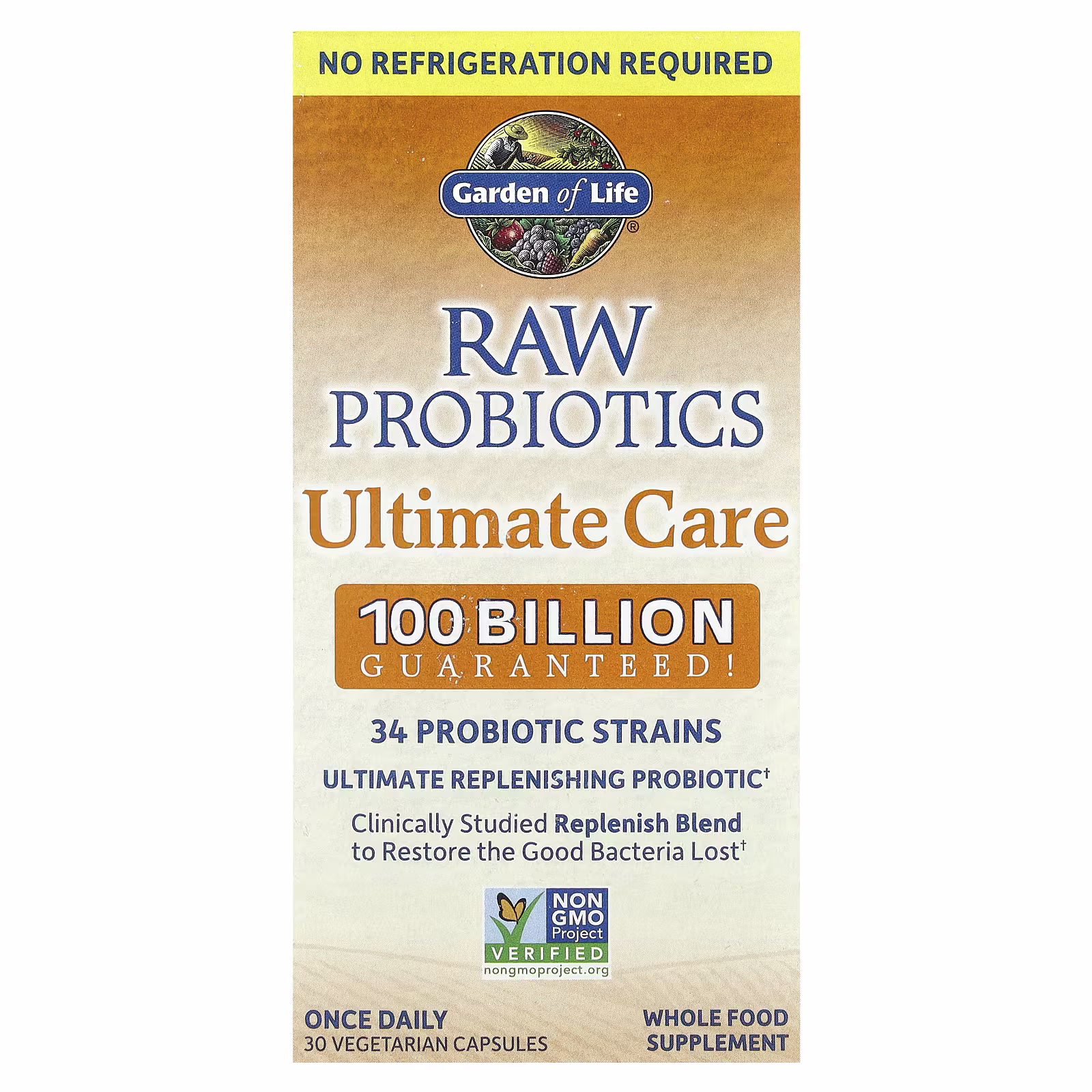 Garden of Life Raw Probiotics Ultimate Care 30 Veg Caps Garden of Life Raw Probiotics Ultimate Care 30 veg caps