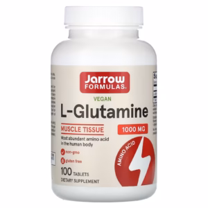 Jarrow Formulas L‑Glutamine 1000 mg 100 tablets bottle