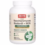 Jarrow Formulas Saccharomyces Boulardii + MOS 180 veg caps bottle