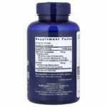 Supplement facts panel for Life Extension Advanced Milk Thistle 120 softgels