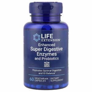 Life Extension Enhanced Super Digestive Enzymes and Probiotics 60 veg caps bottle