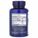 Supplement facts panel for Life Extension Esophageal Guardian 60 chewable tablets