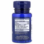 Supplement facts panel for Life Extension Florassist Balance 30 liquid veg caps