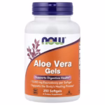 NOW Foods Aloe Vera Gels 250 softgels bottle
