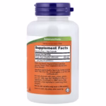 NOW Foods Ginger Root 550 mg supplement facts panel