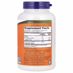 NOW Foods Inulin Prebiotic Pure Powder supplement facts panel