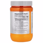NOW Foods L‑Glutamine Powder 454 g supplement facts panel