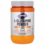 NOW Foods L‑Glutamine Powder 454 g container