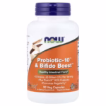 NOW Foods Probiotic‑10 & Bifido Boost 90 vcaps bottle