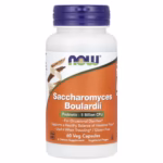 NOW Foods Saccharomyces Boulardii 60 vcaps bottle