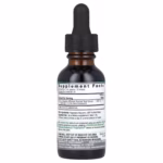 Supplement facts panel for Nature’s Answer Ginger Root 1000mg 30 ml