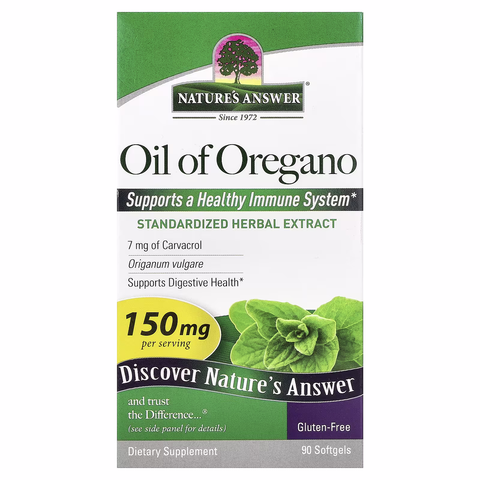 Nature’s Answer Oil of Oregano 150mg – 90 Softgels Nature’s Answer Oil of Oregano 150mg 90 Softgels