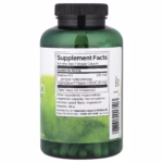Supplement facts panel for Swanson Betaine HCl Hydrochloric Acid 250 Veg Caps