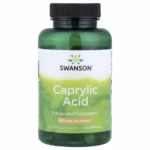 Swanson Caprylic Acid 600mg 60 Softgels