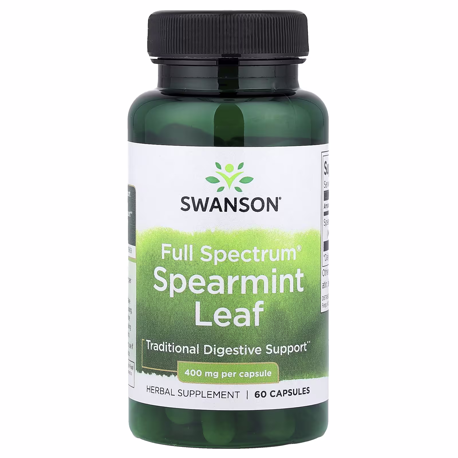Swanson Full Spectrum Spearmint Leaf – 400 mg – 60 Capsules Swanson Spearmint Leaf