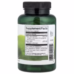 Supplement facts panel for Swanson Ginger Root 120 Capsules