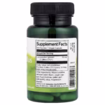 Supplement facts panel for Swanson Lactobacillus Gasseri 3 Billion CFU 60 Veg Caps