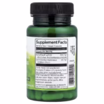 Supplement facts panel for Swanson Lactobacillus Rhamnosus with FOS 5 Billion CFU 60 Veg Caps