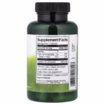 Supplement facts panel for Swanson Psyllium Husks 610mg 100 Capsules