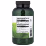 Supplement facts panel for Swanson Psyllium Husks 610mg 300 Capsules